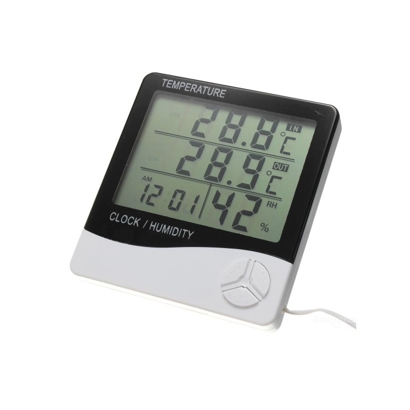 Thermomètre Hygromètre Digital Min/Max avec Sonde - culture dinterieur